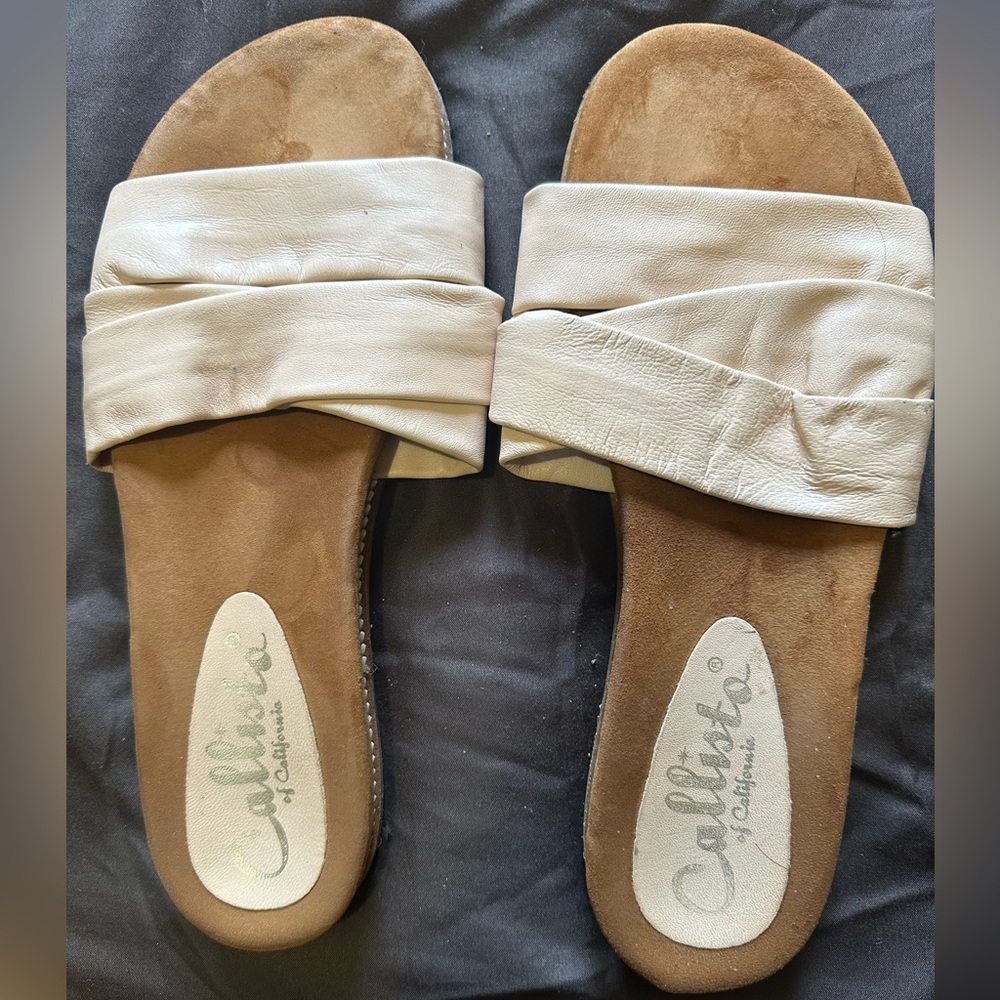 Callisto slide sandals